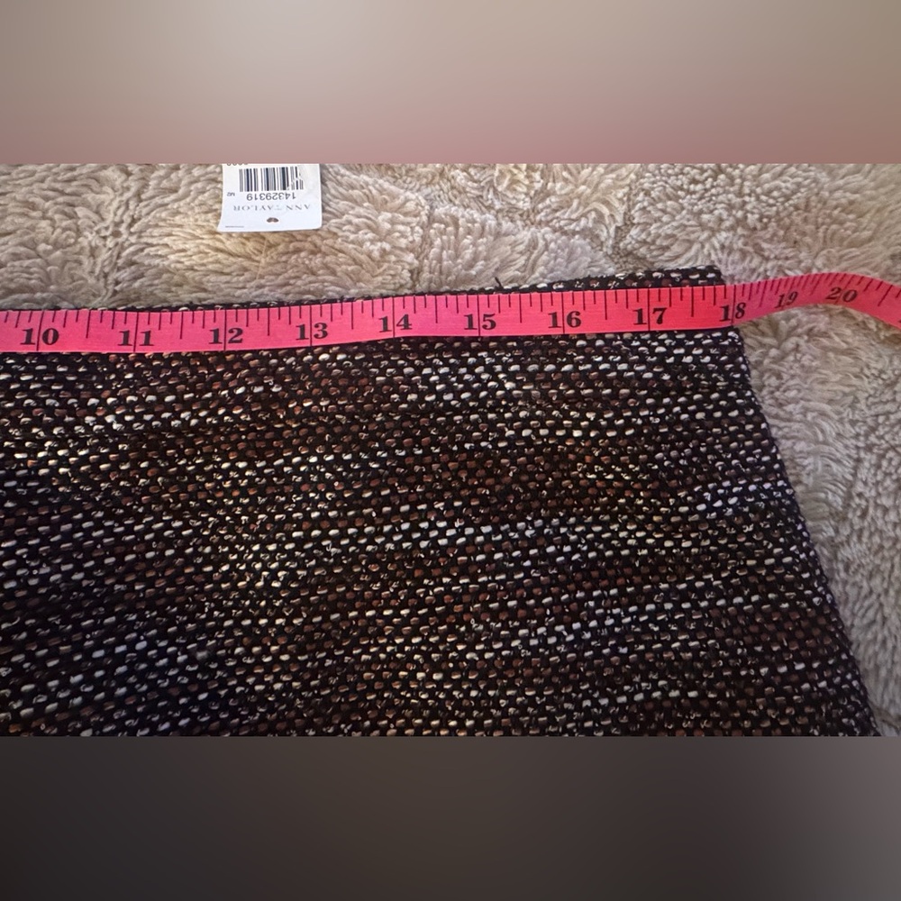 Ann Taylor Brown Tweed Skirt Set - Picture 13 of 15